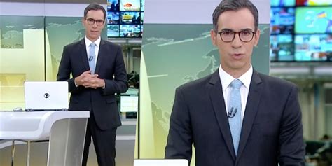 César Tralli Assume Lugar De Maju No Jh E Abre Jornal Com Notícia