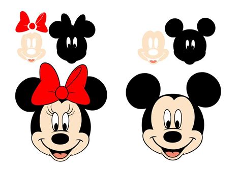 Cut File Minnie Svg Minnie Mouse SVG Cricut Disney Silhouette Mickeys