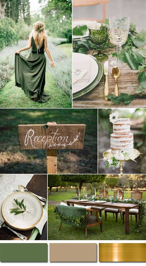 Spring is the season of love, new beginnings, and flowers everywhere. Kale Green Wedding Color Ideas for 2017 Spring & Summer in ...