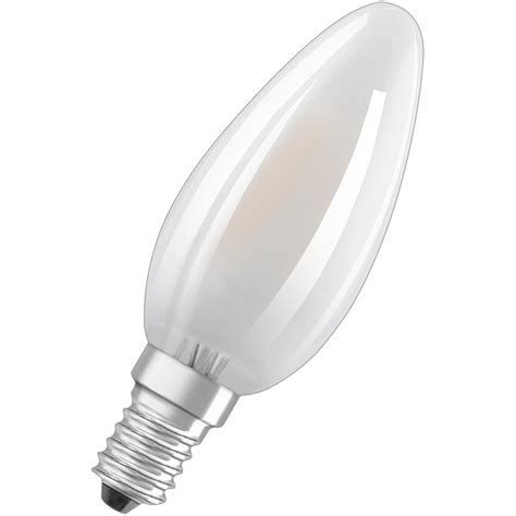 Osram LED Lampe Classic B Kerzenform Matt E14 2 5W 250 lm Warmweiß EEK