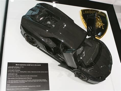 Lamborghini Unveil The Worlds Most Expensive Model Car