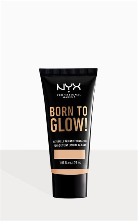 Nyx Pmu Born To Glow Radiant Foundation Medium Oli Prettylittlething