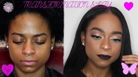 Instagram Baddie Makeover How To Full Sew In Makeup Transformation