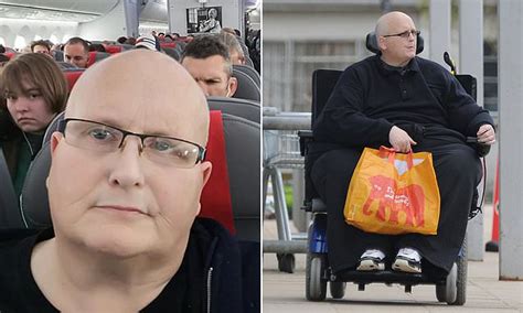 world s former fattest man paul mason 58 who now weighs 38 stone lands back in the uk daily