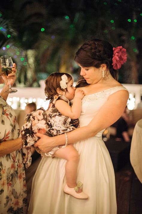 15 Beautiful Photos Of Brides Breastfeeding On The Wedding Day Huffpost