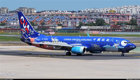 B 5665 China United Airlines Boeing 737 8hxwl Photo By Sunshydl Id