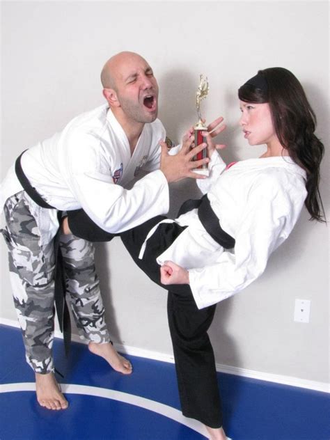 i think the trophy i was the best in kicking balls is mine martial arts girl martial
