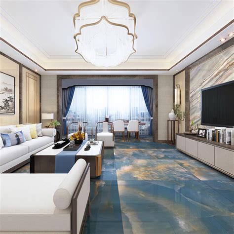 Luxury Blue Onyx Marble Slabs For Interior Wall Floor Tiles