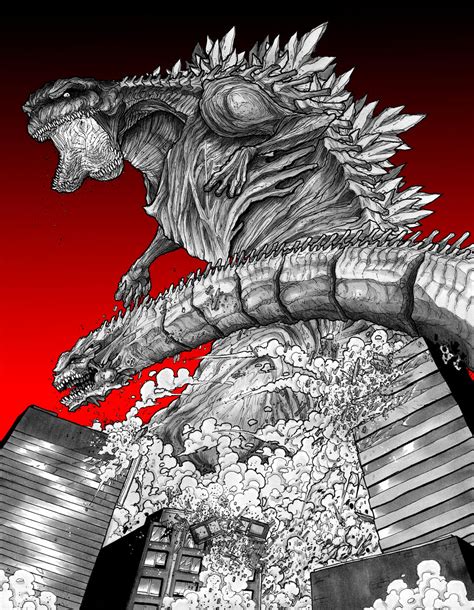 Shin Godzilla Forms Fan Art