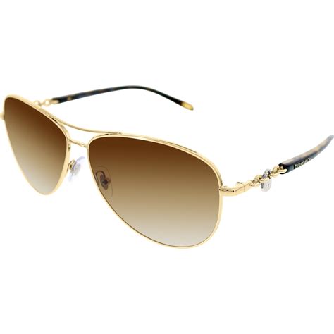 Womens Tf3034 60023b 60 Gold Aviator Sunglasses