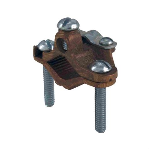 Bronze Armored Ground Clamps Steel Screw