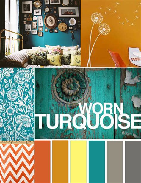 Room Plan Turquoise Not Sure About The Orange Though