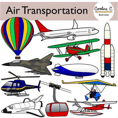 Air Transportation Clip Art Clip Art Art Illustration