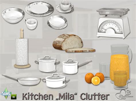 The Sims Resource Kitchen Clutter Mila