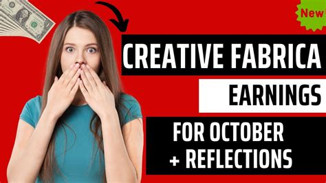 Creative Fabrica Earning For October Making Money On Creative Fabrica