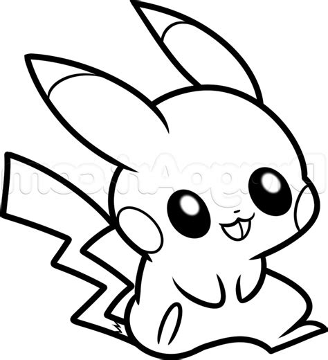 Pikachu Drawing Easy At Getdrawings Free Download