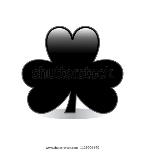 Black Clover Emoji Vector Stock Vector Royalty Free 1139006690