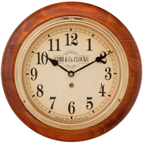 Cobb And Co Clocks Australia 32cm Medium Railway Wall Clock And Reviews