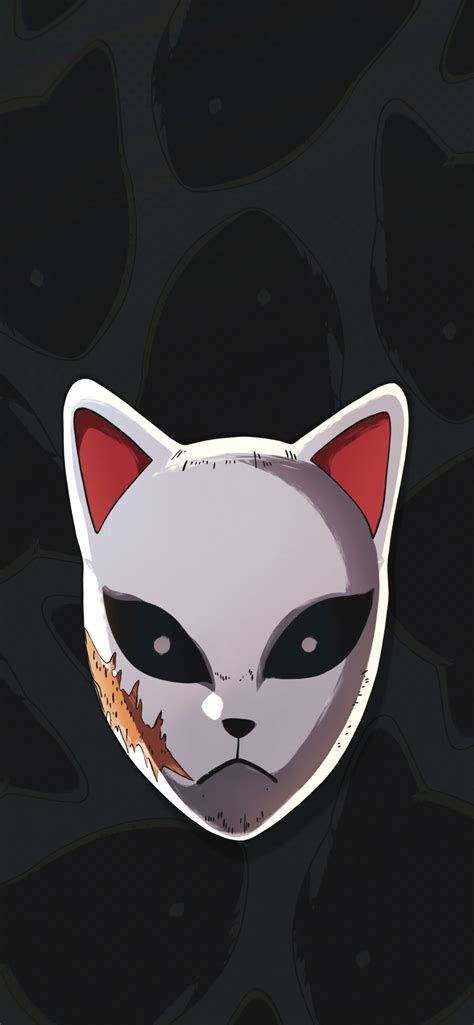 Free Download Demon Slayer Sabito Fox Mask Pink Wallpapers Anime