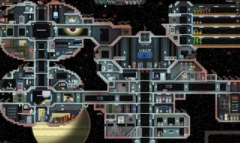 Starbound Huge Space Station Via Reddit User Nize Minecraft Space