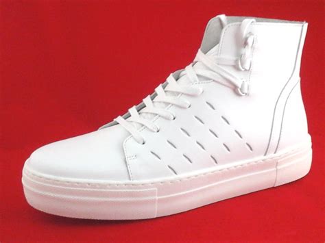Brand men high top basketball shoes women lightweight breathable sneakers shockproof jordan shoes zapatillas baloncesto hombre. K-SWISS High Top Shoes White Leather Basketball Sneakers ...