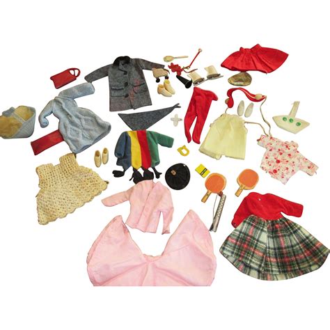 Large Group of Vintage Tammy Doll Clothes and Accessories from nostalgicimages on Ruby Lane