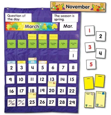 Free Printable Calendar Numbers For Pocket Chart Printable Word Searches