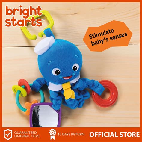Bright Starts Baby Einstein Activity Arms Octopus Take Along Plush Toy