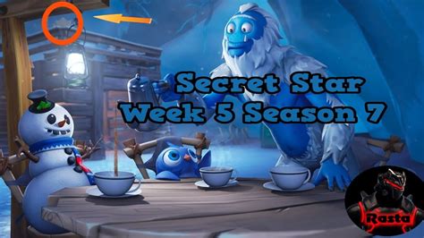 Secret Star Week 5 Season 7 Fortnite Ukryta Gwiazdka Sezon 7