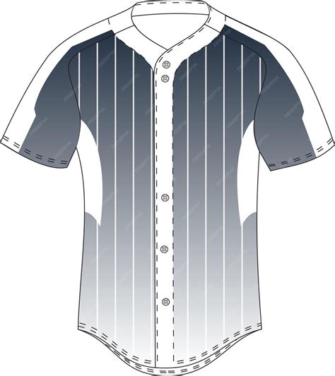 Premium Vector Sublimation Baseball Jersey
