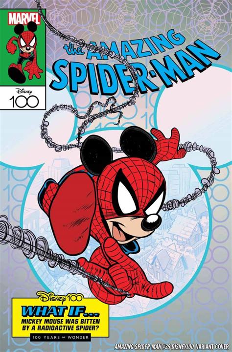 Mickey Mouse And Friends Invade Marvel Variant Comic Covers For Disney100
