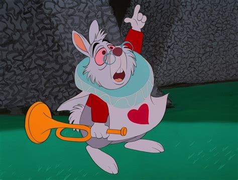 Vintage Disney Alice In Wonderland White Rabbit Introducing The White Rabbit Alice In