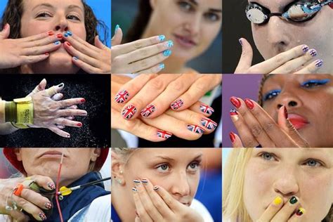 las uñas de las atletas decoradas con sus banderas nacionales más fotos en rtve es f 99055