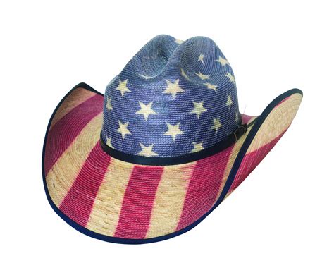 New Bullhide Star Spangled 20x American Flag Cowboy Hat