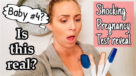 Live Pregnancy Test Reaction Shocking Pregnancy Test Reveal Youtube