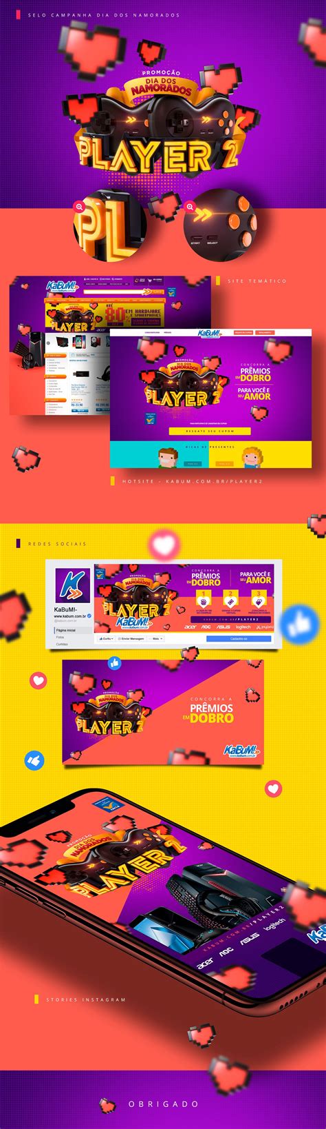 Neki is announced as coach. Promoção Dia dos Namorados - Player 2 (KaBuM!) on Behance ...