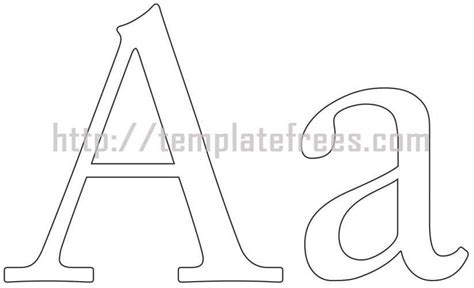 Free Printable Letter Stencils Printable Alphabet Letters Alphabet