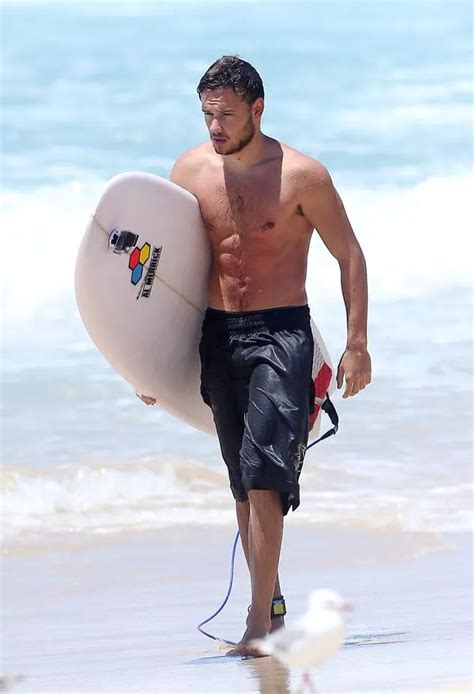 Liam Payne Topless Surfing Pictures In Australia For One Direction Tour Mirror Online