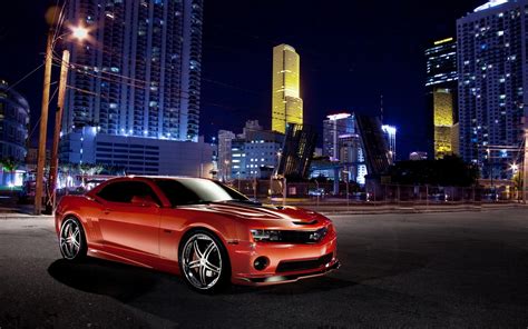 Red Chevrolet Camaro Coupe Chevrolet Camaro Hd Wallpaper Wallpaper Flare