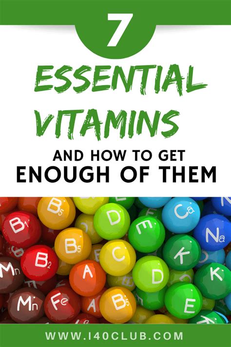 7 Essential Vitamins And How To Get Enough Of Them I40club