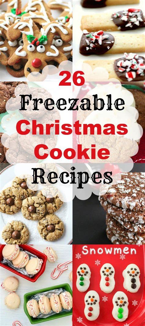 These christmas cookies ideas are perfect for the holidays and there is something for everyone. MWM 26 Freezable Christmas Cookie Recipes | Cookies recipes christmas, Christmas treats, Xmas ...