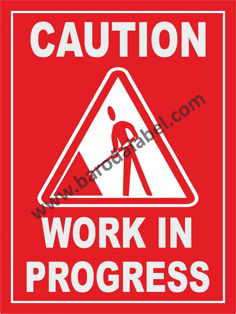 Construction Safety Poster Signage Baroda Label Mfg Co