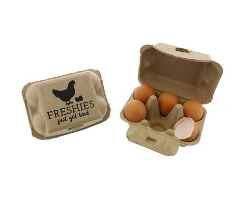 Rural365 Empty Egg Cartons New Chicken Quail Egg Carton 6 Cell Farm