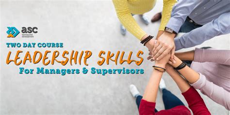 Leadership Skills For Supervisors And Managers Three Day Short Course