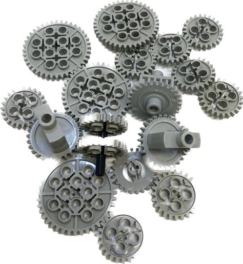 Lego Technic Vintage Light Grey Gears And Differentials Fun Pack Old