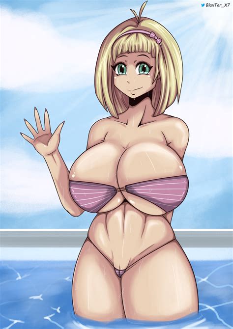 Rule 34 Ao No Exorcist Big Breasts Bikini Blaxter Blonde Female