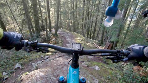 Squamish Mountain Biking Fun Sections Of Somewhere Over There Youtube