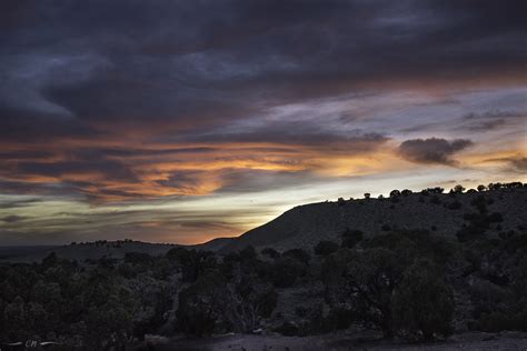 Desert Evening Swirls Evening Clouds Light Up Over The Nor Flickr