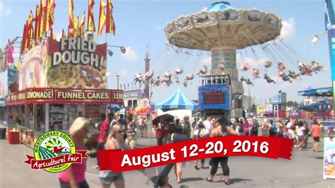 Montgomery County Agricultural Fair August 12 20 2016 Youtube