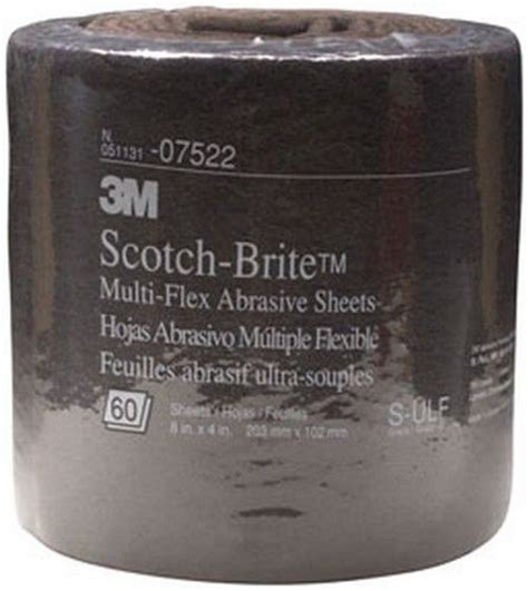 3m Scotch Brite Multi Flex Abrasive Sheet Purple 200mm X 100mm Pack Of